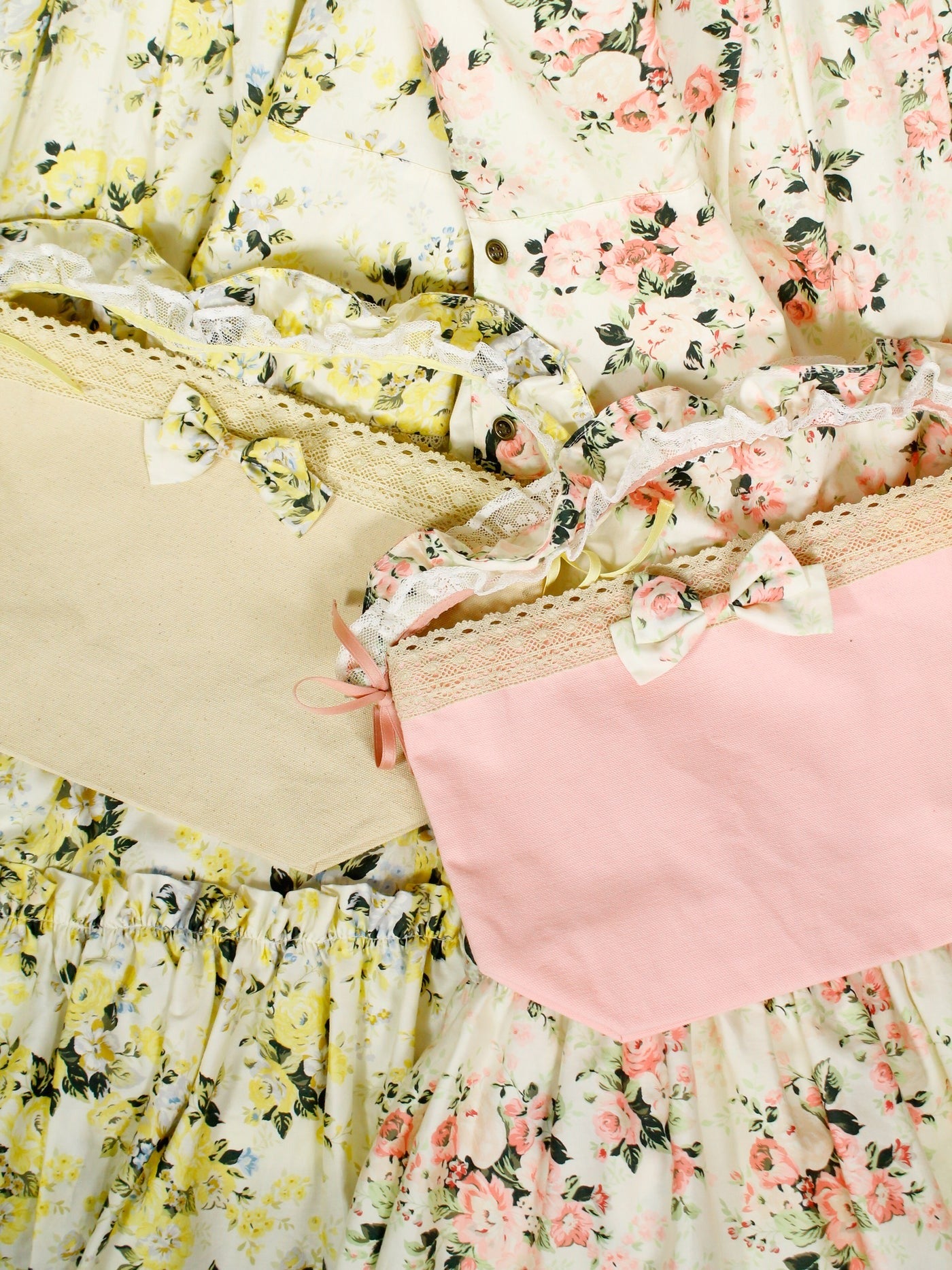 Rococo Bouquet Ribbon Tote Bag by Victorian Maiden