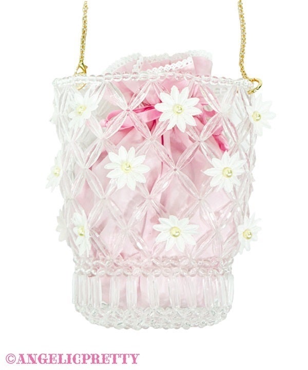ANGELIC PRETTY Margaret Dream ビーズバッグ　ピンク Margaret Dream Beaded Bag by Angelic Pretty