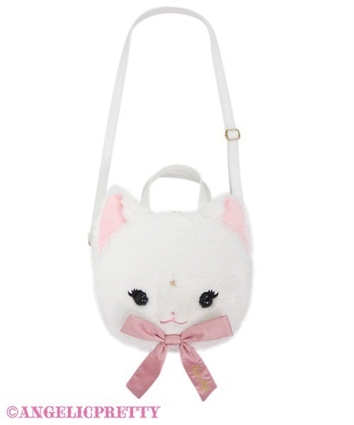 Milk Cat Face 3-way Bag by Angelic Pretty
