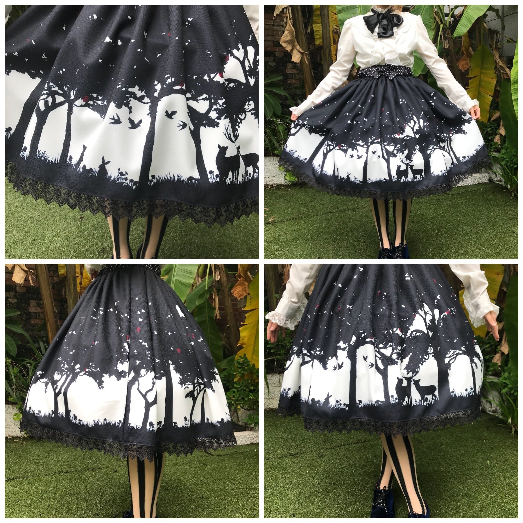 Morun x Muuna Stoik スカート Morun x Muuna Stoik ~ Snow White Skirt by Indie Brand