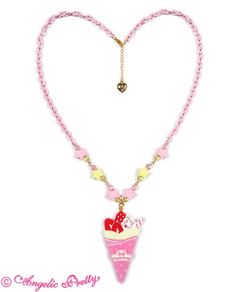 Fancy Crepe Necklace (2019 2nd Release) by Angelic Pretty
