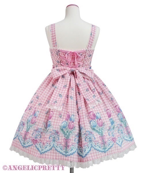 AngelicPretty Tulip Bouquetワンピース ピンク Tulip Bouquet JSK by Angelic Pretty