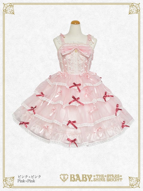 初期 Dressy Eternal JSK ピンク ドレッシーエターナル Eternal Ribbon Feathery JSK (2025 Laforet exclusive) by Baby, the