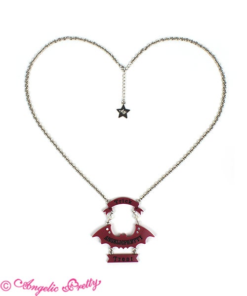 Trick Bat Necklace by Angelic Pretty
