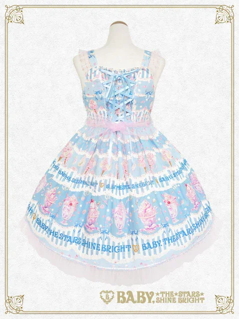 Sweetheart Parfaiteria Lace-up JSK by Baby, the Stars Shine Bright