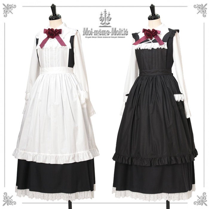 Coffin Lace Ribbon Long JSK by Moi-même-Moitié