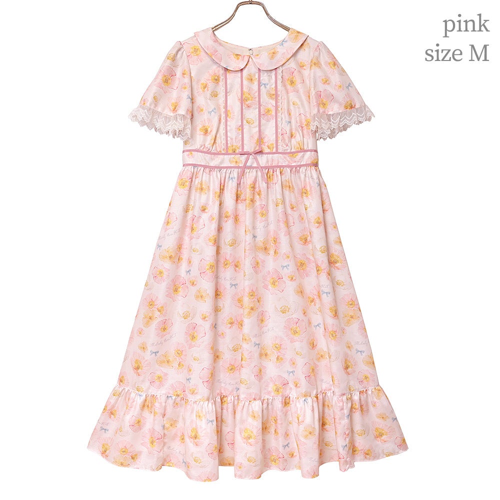 Blooming Poppy Ribbon Line OP by Melody BasKet