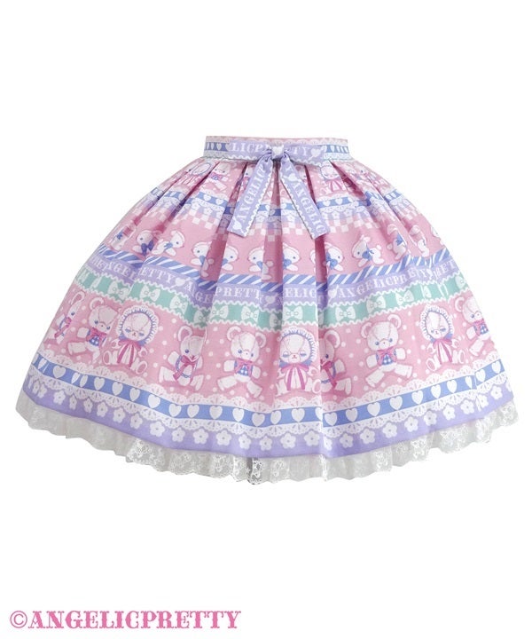 Fancy Border Skirt by Angelic Pretty