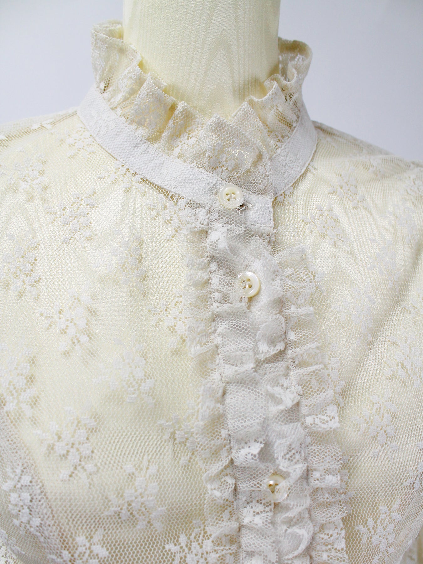 Amelia Lacy Blouse Cardigan by Victorian Maiden