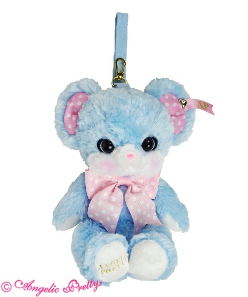 MTO] Lovely Shy Bear Plush Pouch by Angelic Pretty