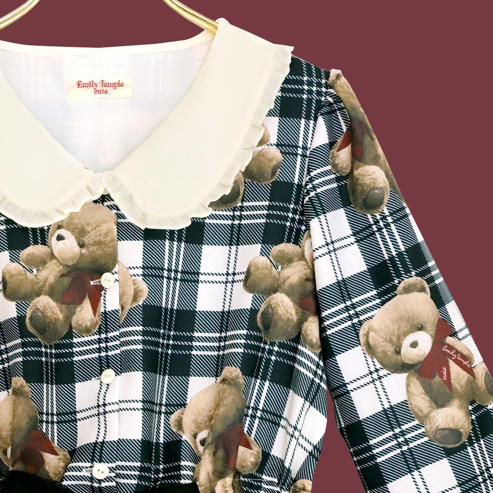 Teddy Bear Tartan OP by Emily Temple Cute