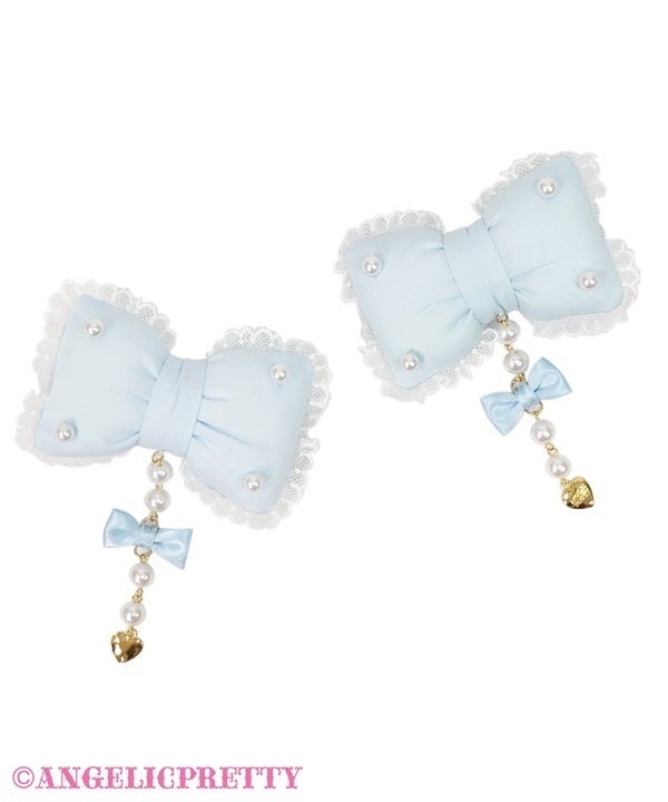 Dreamy Pukupuku Bow Clip Set by Angelic Pretty