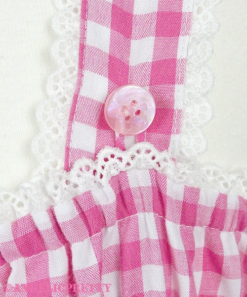 Gingham Color Scheme Shoulder Ribbon JSK (2021 2nd Release) by