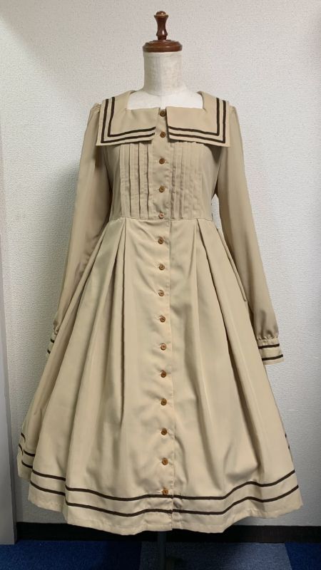 Square Neck Sailor Tuck OP (2218) by Physical Drop