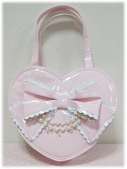 Heart Enamel Bag by Angelic Pretty