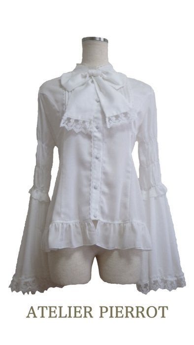 Standing Collar Princess Sleeve Blouse (2019) by Atelier Pierrot