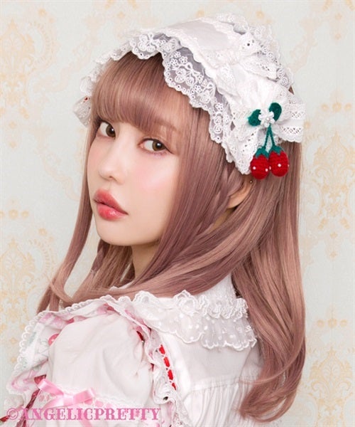 Dress-up Berry Knitted Headdress by Angelic Pretty