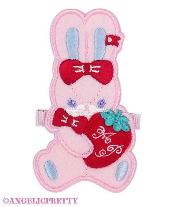 Lyrical Bunny Parlorワッペンクリップ ピンク oICioOL9VQ3p1z9n78tI3XQEnEbzqB
