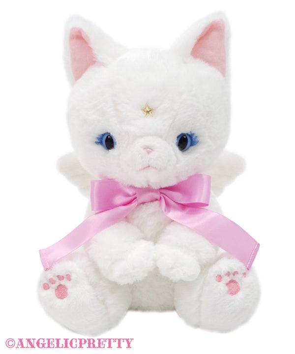 Milk Catぬいぐるみポーチ Milk Cat Plush Pouch by Angelic Pretty