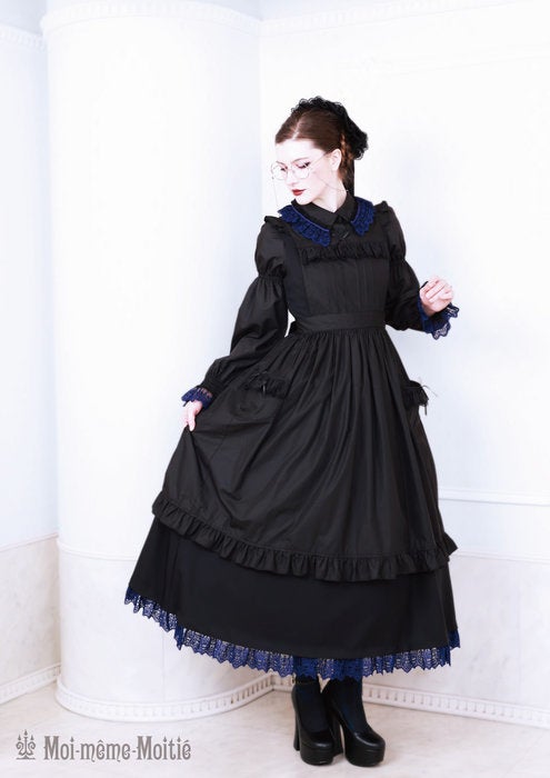 Moi-même-Moitié コフィンレースジャボ(black) Coffin Lace Ribbon Long JSK by Moi-même-Moitié