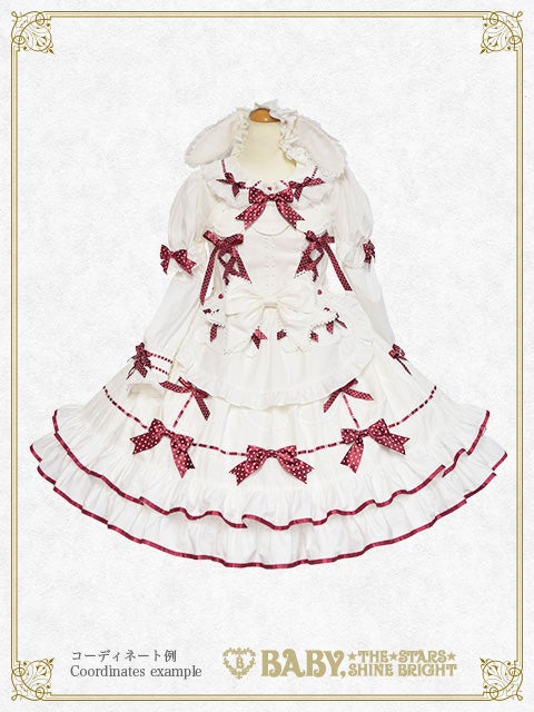 Usakumya Dot Ribbon JSK by Baby, the Stars Shine Bright