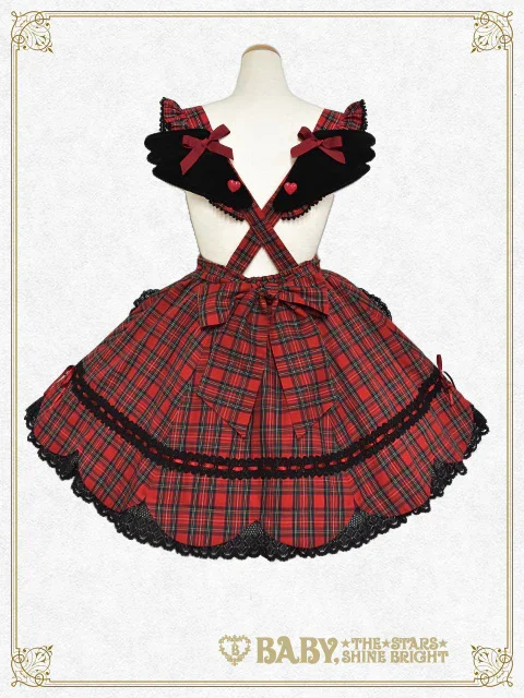 Sweet Wing Tartan Check Skirt by Baby, the Stars Shine Bright
