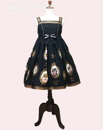 Glitter Cat High Waist JSK by Innocent World