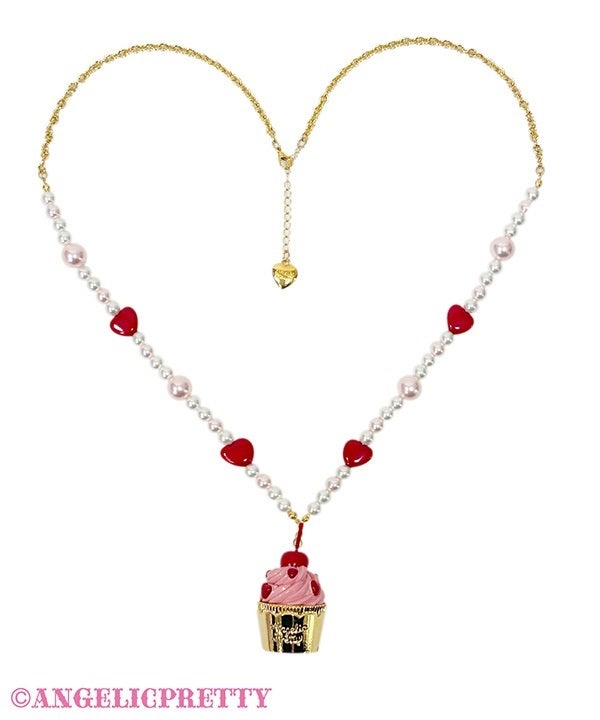 Fancy Cupcake Necklace by Angelic Pretty