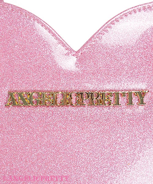 Glitter Love Heart Tote Bag by Angelic Pretty