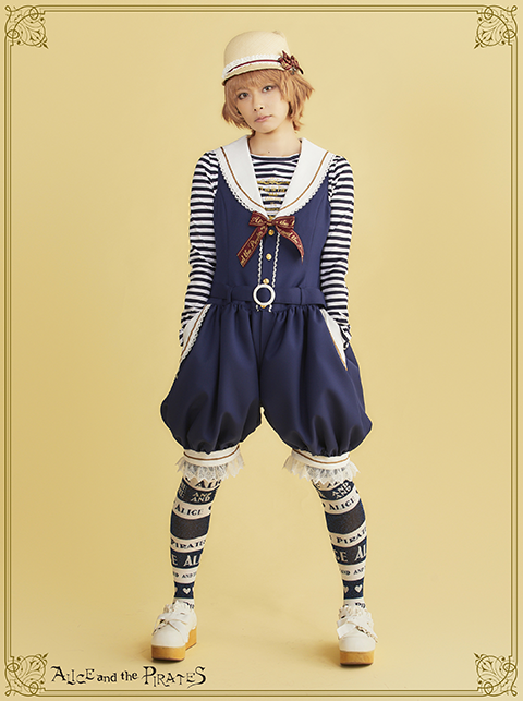 A/P Sailor Collar Salopette by Alice and the Pirates