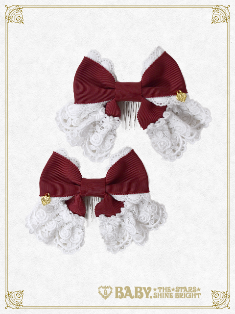 Rose Lace Ribbon Comb (2018) by Baby, the Stars Shine Bright