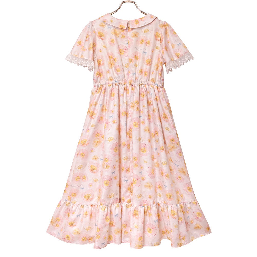 Blooming Poppy Ribbon Line OP by Melody BasKet