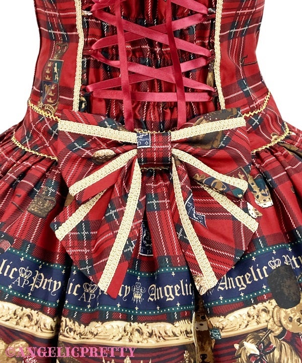 British Bear Low Waist JSK by Angelic Pretty