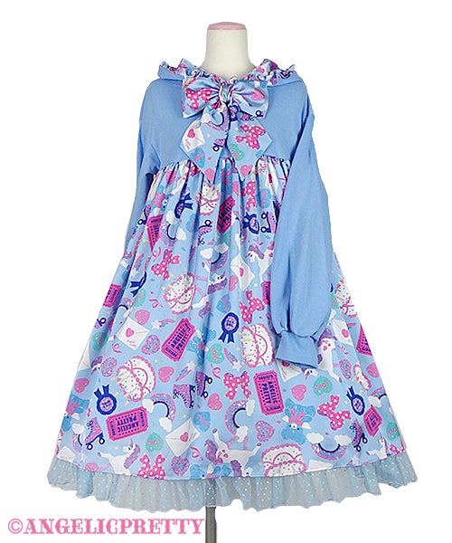 Girly Sticker Cutsew OP by Angelic Pretty