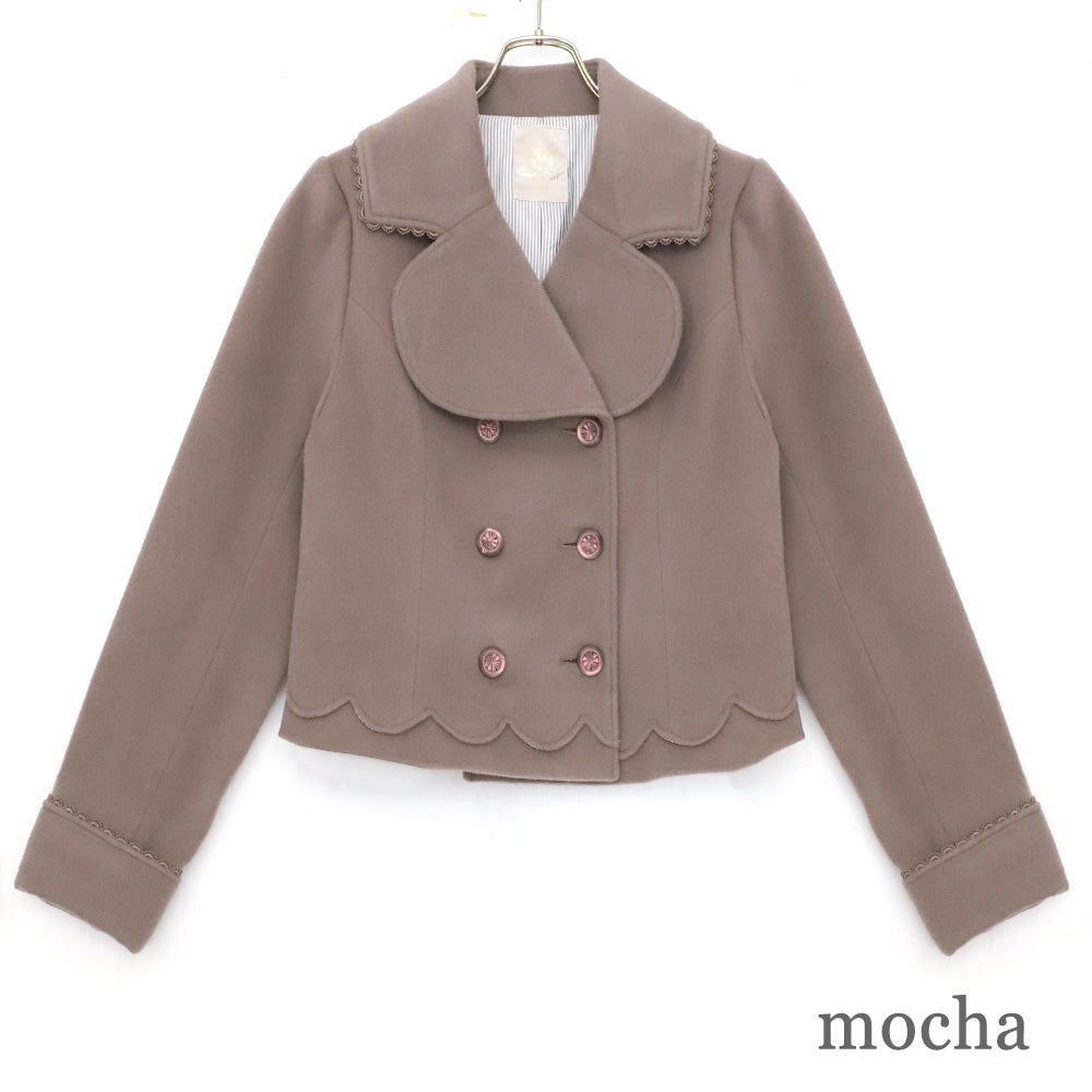【エミリーテンプルキュート】ショートコート Scalloped Short Coat by Emily Temple Cute