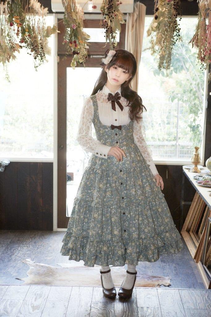 English Garden Tiered JSK by Innocent World