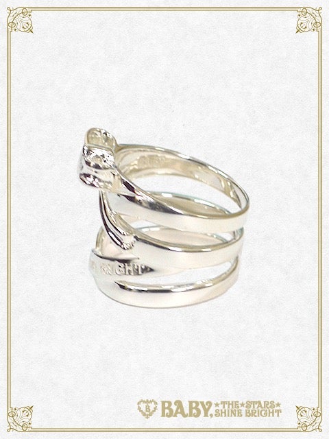 Lace Up Ribbon Ring (2022) by Baby, the Stars Shine Bright