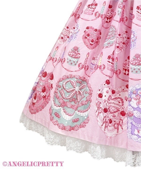 Happy Cakes Shirring JSK (2026) by Angelic Pretty Happy Cakes Shirring JSK (2026) by Angelic Pretty