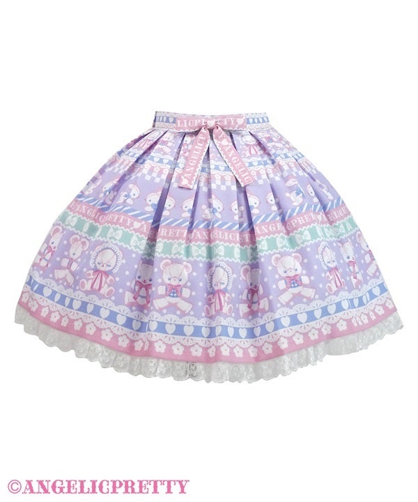 Fancy Border Skirt by Angelic Pretty