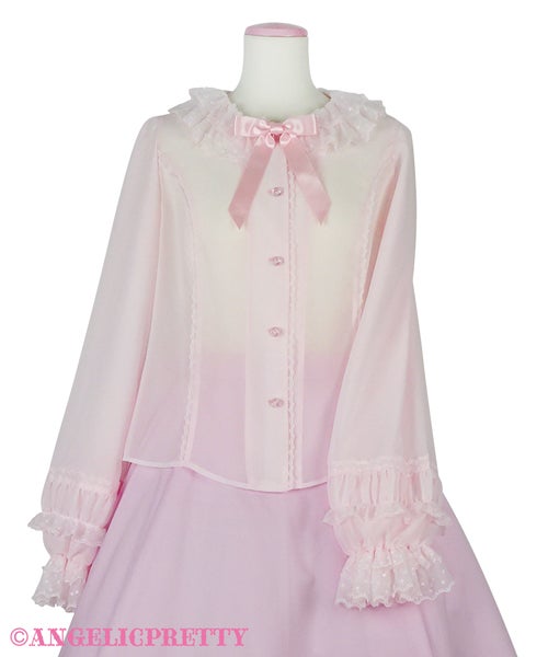 Angelic Pretty ホイップDollブラウス 濃ピンク Whip Doll Long Sleeve Blouse by Angelic Pretty