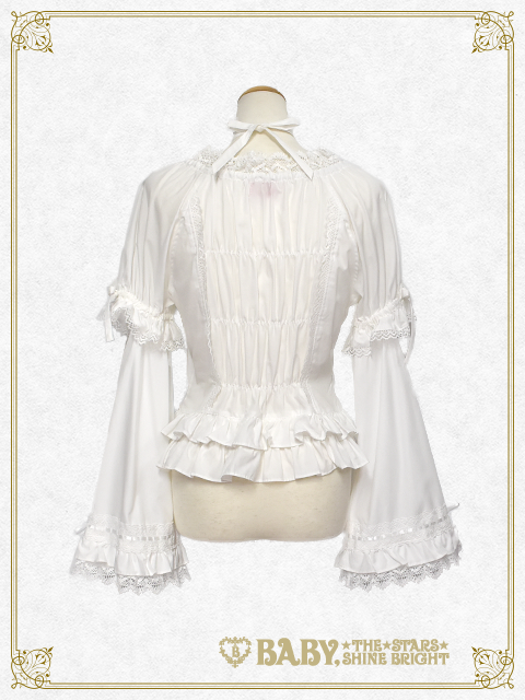 Princess Sleeve Back Shirring Blouse (2022) by Baby, the Stars