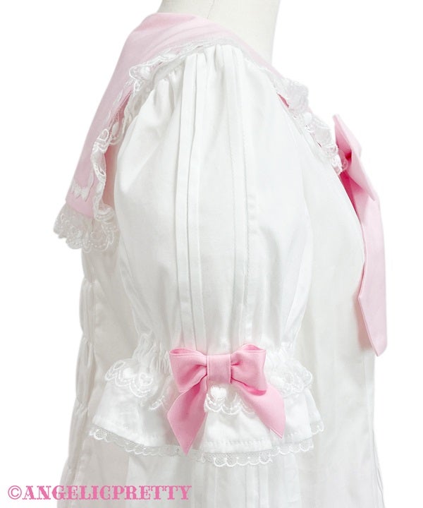 Fancy School Detachable Sleeves Blouse by Angelic Pretty