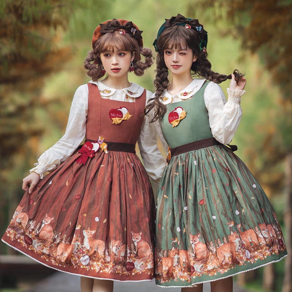 Miss Point ~ Fat Fox in the Forest JSK by Chinese Indie Brand