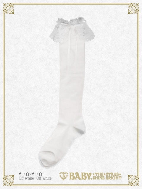 Ribbon Knee Socks (2022) by Baby, the Stars Shine Bright