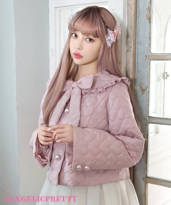 Fluffy Heart Short Coat by Angelic Pretty