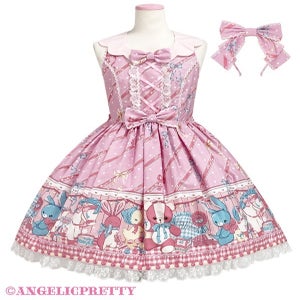 MELODY TOYSジャンパースカートセット MELODY TOYS Collared JSK Set by Angelic Pretty