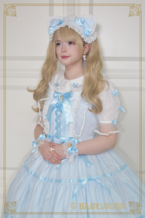 小さな子猫のLucy♡ドットチュールブラウス Little Kitten Lucy ♡ Dot Tulle Blouse by Baby, the Stars Shine Bright