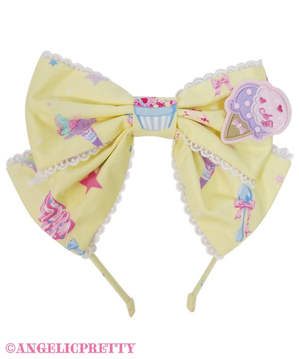 MTO] Milky☆Planet Head Bow (2023) by Angelic Pretty