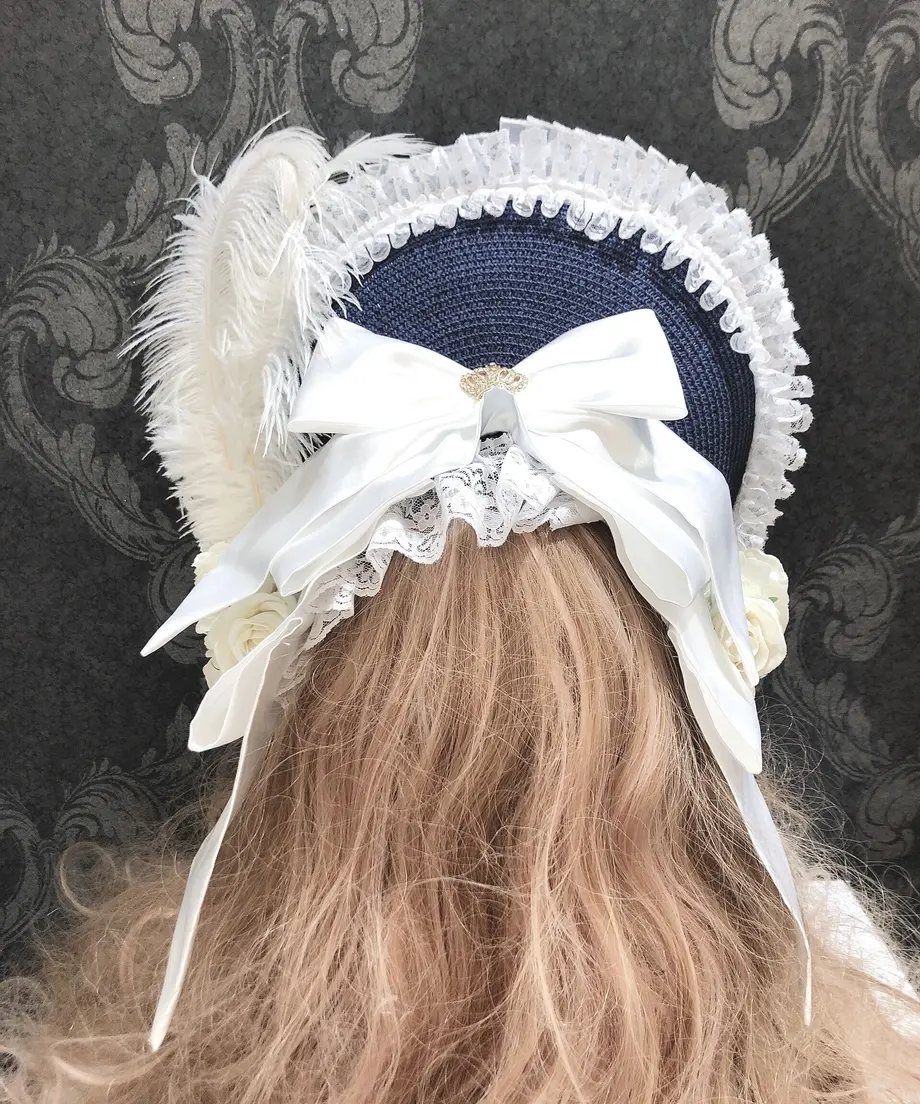 Straw Bonnet by Triple Fortune