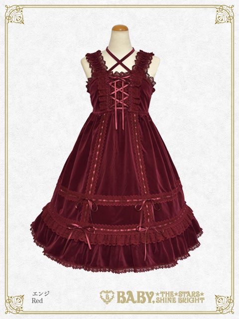 Velveteen Babydoll JSK (2022) by Baby, the Stars Shine Bright